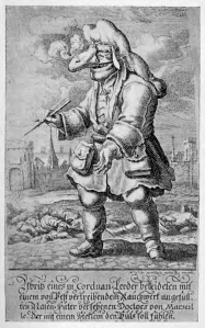 Johann_Melchior_Füssli_(1677–1736),_Sketch_of_a_Cordovan-leather-clad_doctor_of_Marseilles